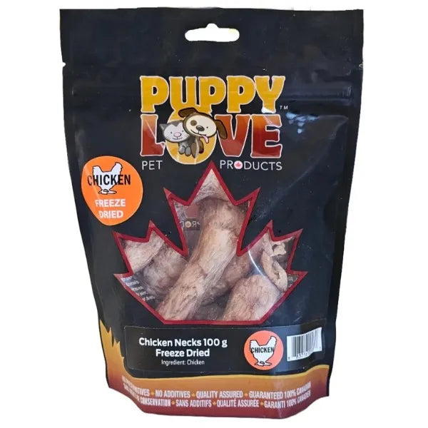 Cous de poulet lyophilisés - Puppy Love